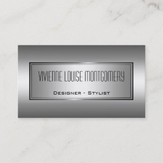 Visita Moderna tarjeta profesional de diseño gris