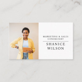 Visita Moderna tarjeta profesional de negocios de fotogra