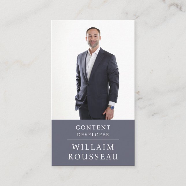 Visita Moderna tarjeta profesional de negocios de fotogra (Anverso)