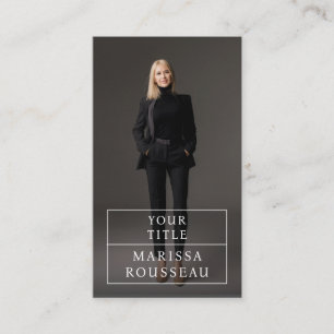 Visita Moderna tarjeta profesional de negocios de fotogra