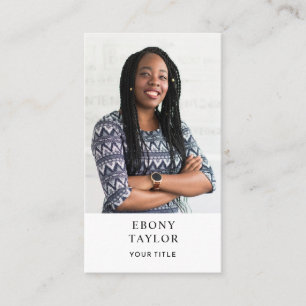 Visita Moderna tarjeta profesional de negocios de fotogra