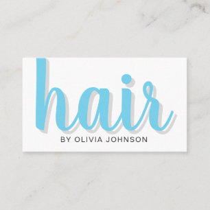 Visita Moderna y elegante tarjeta de Moda con estilo Hair