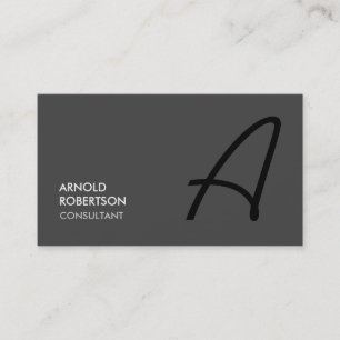 Visita Monograma Tarjeta de presentación de Moda de moda 