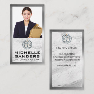 Visita Mujer empresaria   Tarjeta de presentación con log