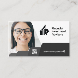 Visita Mujer sonriendo   Corporativa   Tarjeta de present