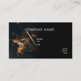 VISITA MÚSICA DE LA TARJETA DE NEGOCIO DE LA PLANTILLA BÁ