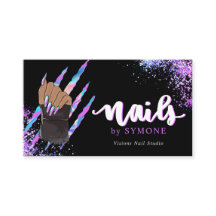 Nail Tech Bold Holográfico Su tarjeta de presentac