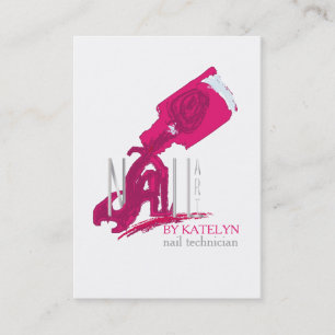 Visita NailArt - Tarjeta de negocios / programación
