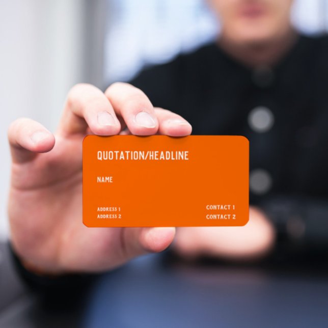 Visita naranja neón - código QR - Tarjeta de presentación (Subido por el creador)