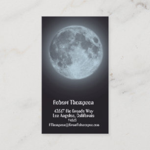 Visita Negocio de la luna o tarjeta personal