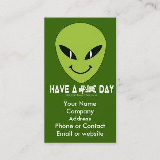 Visita Negocio extranjero de la cara - tarjeta del perfil