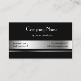 Visita Negro y plantillas metálicas de la tarjeta de