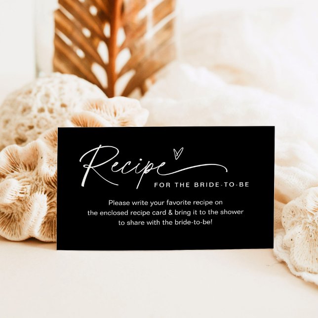 Visita NOIR Receta Insertar Tarjeta Ducha de novia (Subido por el creador)