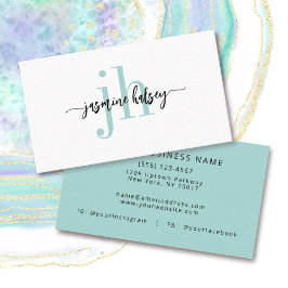 Visita Nombre de moda simple y tarjeta de presentación in