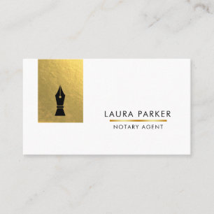 Visita Notario Bank Préstamo Agente Gold Nib Tarjeta de p