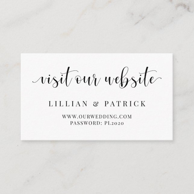 Visita Nuestra Página Web Invitación a Insertar Ta (Anverso)