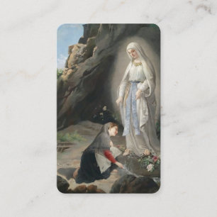 Visita Nuestra Señora de Lourdes reza por tarjeta de cura