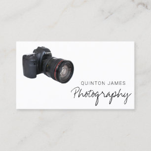 Visita Nueva tarjeta de presentación de fotografía de cám