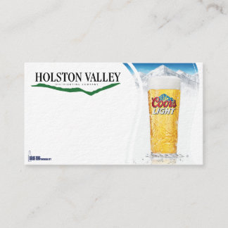 Visita Nueva tarjeta de visitas de la cerveza de la HVDC