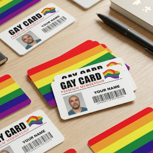 Visita Orgullo de Tarjeta Gay Arcoíris Identidad Humor