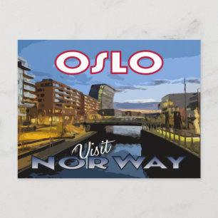 Visita... Oslo, Noruega - postal