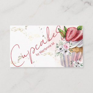 Visita Panadería Cupcakes - Tarjeta de presentación