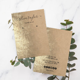 Visita Papel artesanal de caligrafía Tarjeta de visualiza