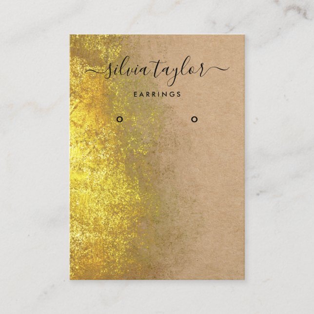 Visita Papel artesanal de caligrafía Tarjeta de visualiza (Anverso)