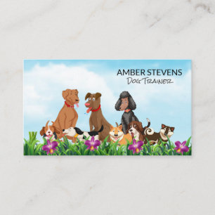 Visita Paquete de tarjeta de presentación de perros