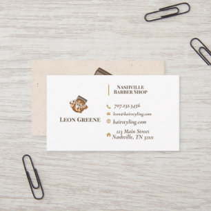 Visita Para la tarjeta de presentación de Gro Barber Shop