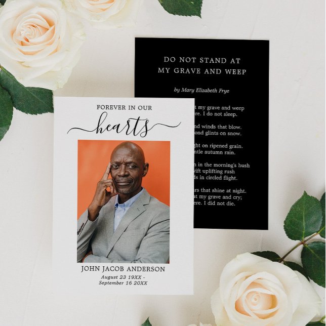 Visita Para Siempre En Nuestra Tarjeta De Oración Funeral (Subido por el creador)