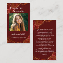 Para siempre en nuestros corazones foto tarjeta de