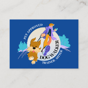 Visita Paseador Perro / Groomer / Etc. - Tarjeta de prese
