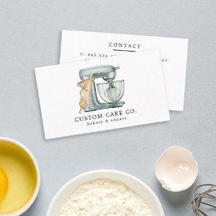 Visita Pastel mezclador acuático + tarjeta de presentació