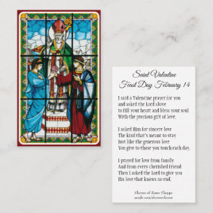 Visita Patrón de amantes - tarjeta santa de la tarjeta