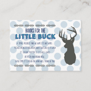 Visita Pequeño Baby Shower  Tarjeta de inserción de invit