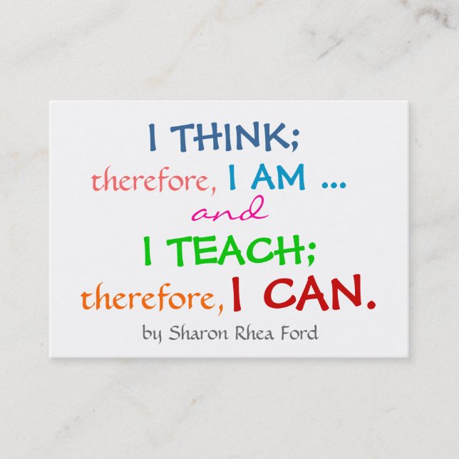 Visita Perfil educativo/docente - Tarjeta de presentación (Anverso)