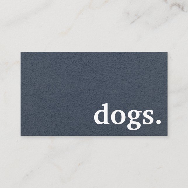 Visita Perros modernos. tarjeta de caza de lealtad (Anverso)