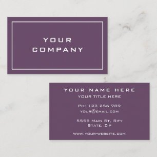 Visita Personalizado de ejemplo de tarjeta de presentació