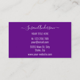 Visita Personalizado Dos Colores Tu Tarjeta De Negocio De