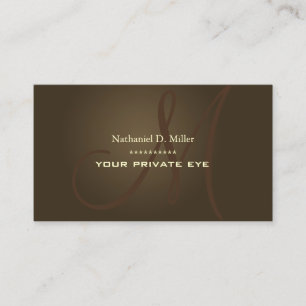 Visita Personalizar de esta tarjeta de presentación monog