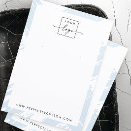 Visita Pinceles azules polvorientos claros tarjeta de vis