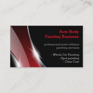 Visita Pintura automática de cuerpo   Tarjeta profesiona