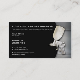Visita Pintura automática de cuerpo   Tarjeta profesiona