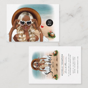 Visita Planificador de Eventos de Moda de Verano Tarjeta