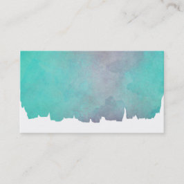 Visita planilla de tarjeta de presentación de color azul 