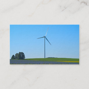 Visita Planta de energía eólica - Tarjeta de presentación