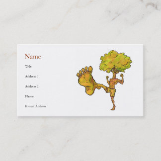 Visita Plantilla de la tarjeta del perfil del árbol de