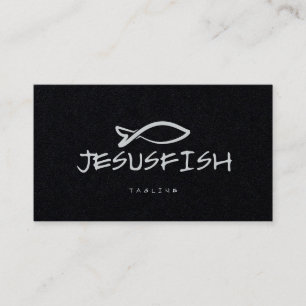 Visita Plantilla de tarjeta de negocio de Jesús FISH