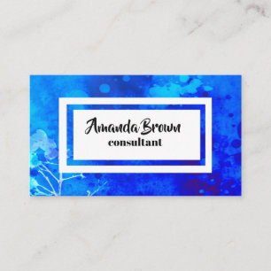 Visita plantilla de tarjeta de negocios de arte natural e